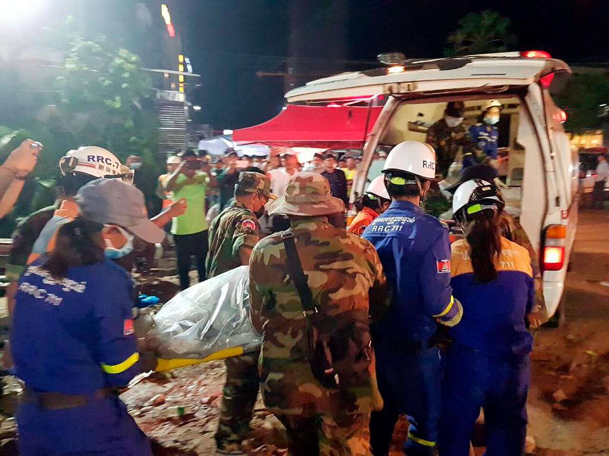 Cambodia Charges 7, Including Chinese, in Building Collapse