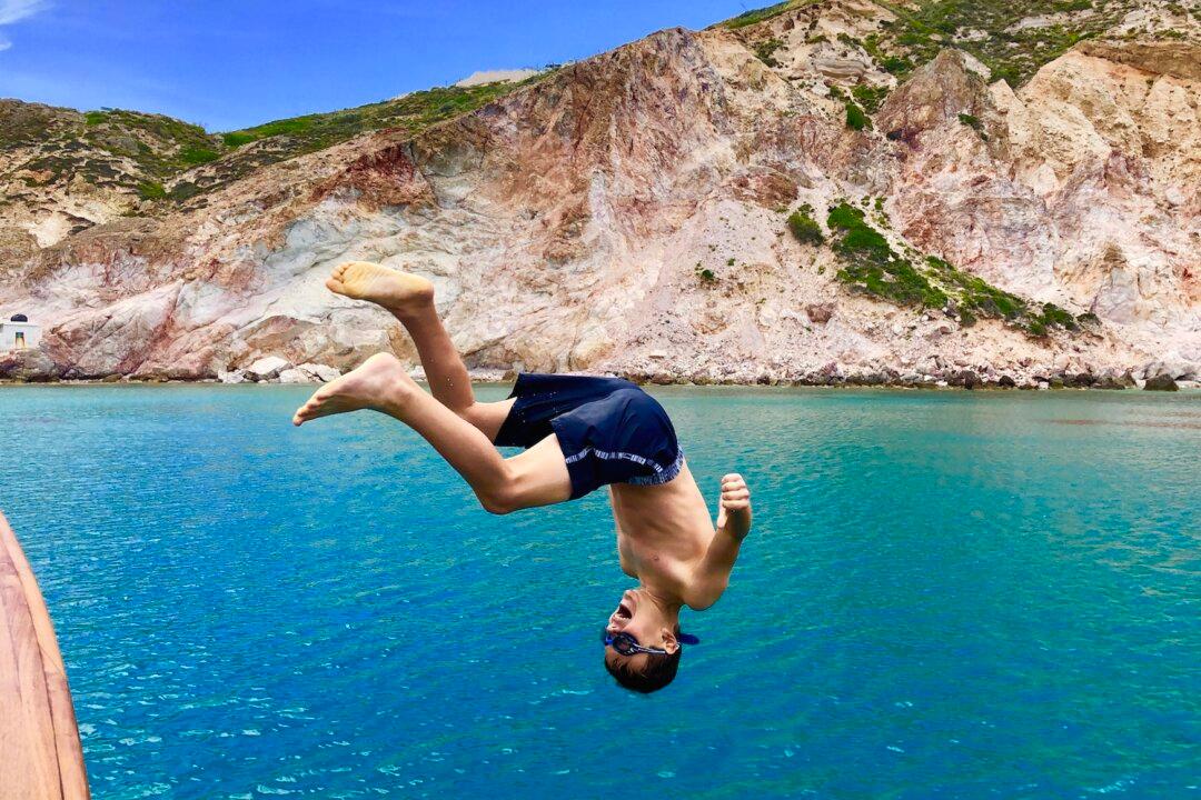 Leaping Into the Blue: A Family Trip Through the Greek Islands