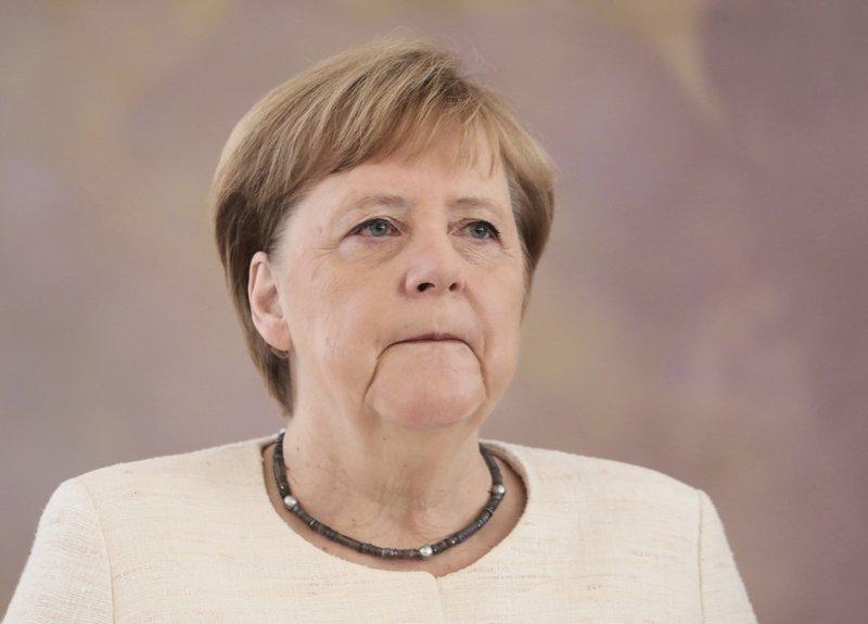 Germany’s Angela Merkel Seen Shaking Again at Berlin Event