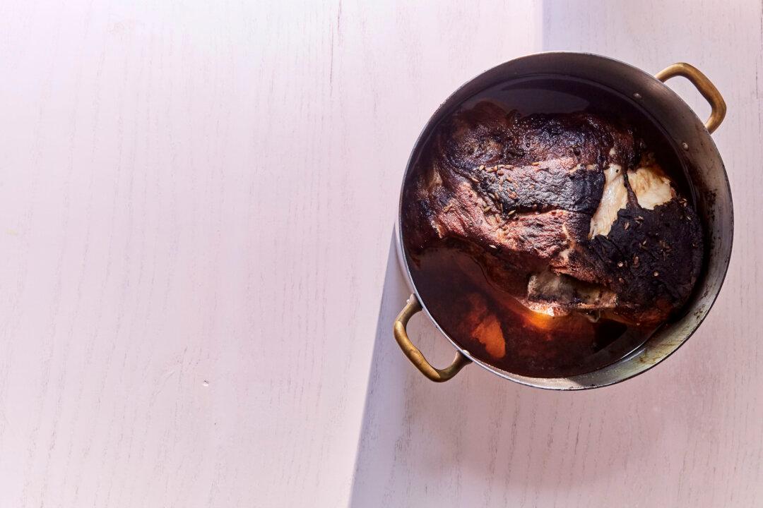 Magic Pork Shoulder and Spicy Tomatillo-Lime Sauce