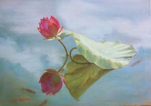 Painting by He Wenting. (Minghui.org)