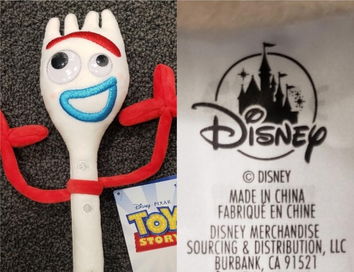 Over 19,500 Disney Forky Plush Toys Recalled in Canada and US Due to Choking Hazard