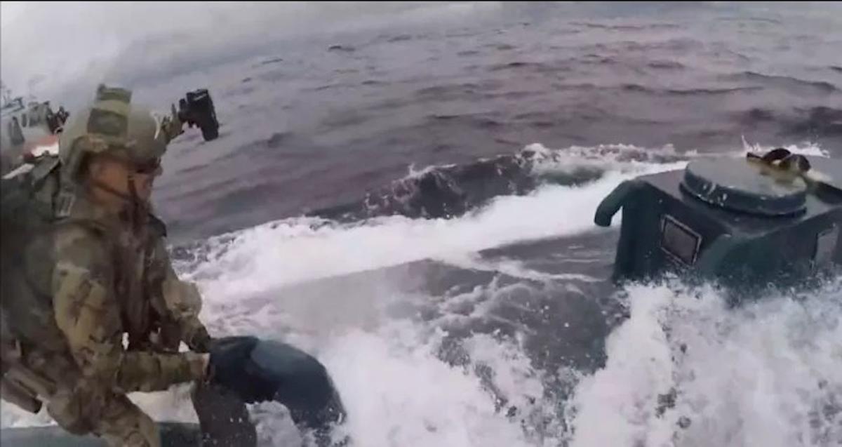 Dramatic Video Shows Coast Guard Seizing ‘Narco Sub’ Full of Cocaine Worth $232 Million