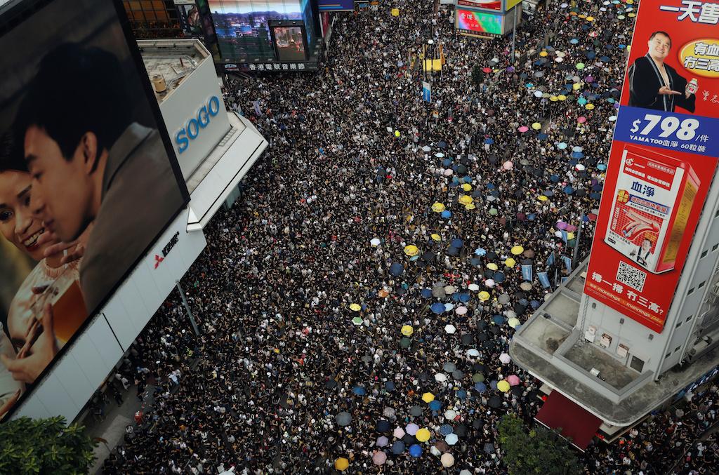 Hong Kong on Security Alert as Thousands March in Fresh Wave of Protests