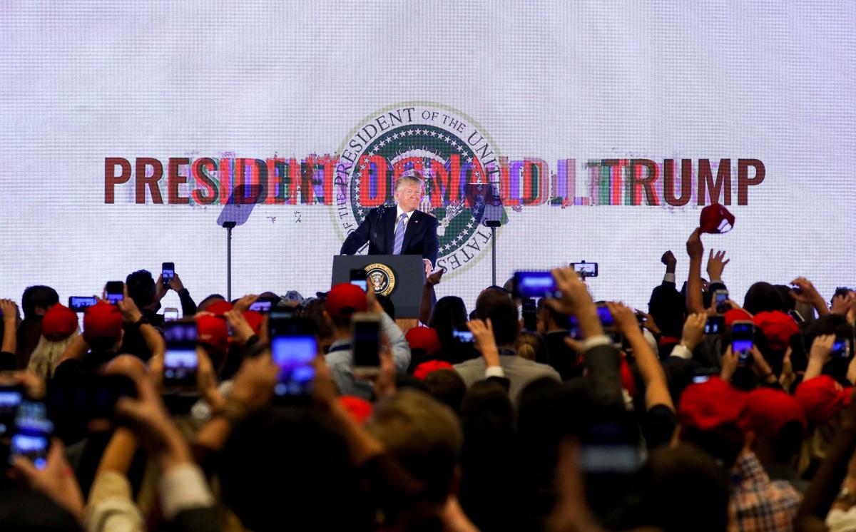 Trump Derides Growing Radical Left at Teen Student Action Summit