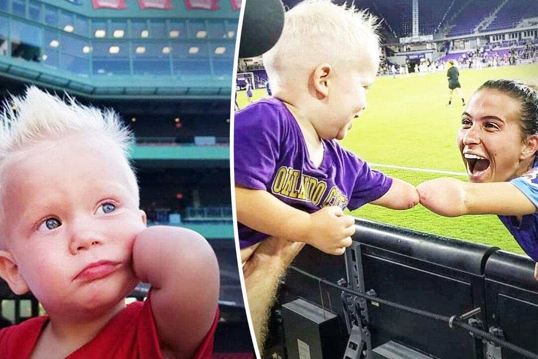 Photo: Boy With Limb Difference ‘Fist Bumping’ With Soccer Star Goes Insanely Viral–Now, the Story Behind It