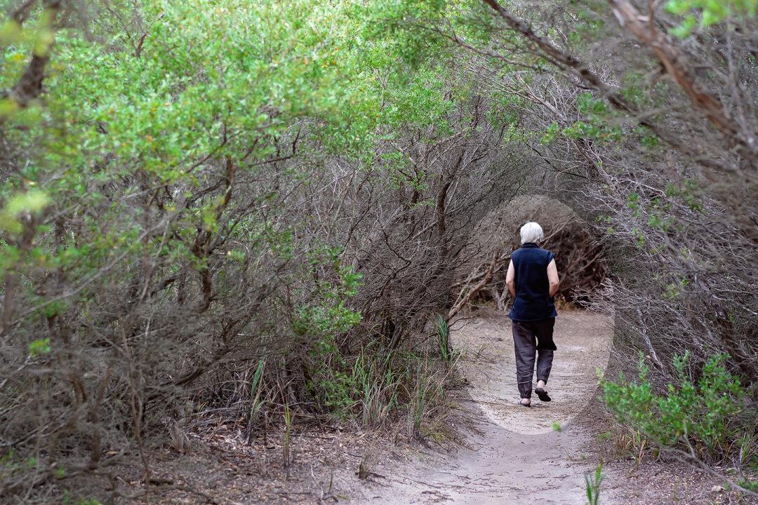 Woman With Dementia Wanders Into the Woods and Doesn’t Come Home, Until Kind Officer Leads Her by Hand
