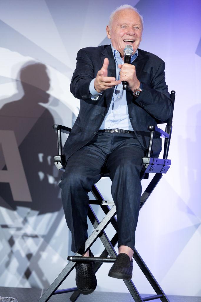 Sir Anthony Hopkins attends the LEAP Foundation in LA on July 25, 2018 (©Getty Images | <a href="https://www.gettyimages.com.au/detail/news-photo/sir-anthony-hopkins-attends-the-leap-foundation-on-july-25-news-photo/1005220108">Greg Doherty</a>)