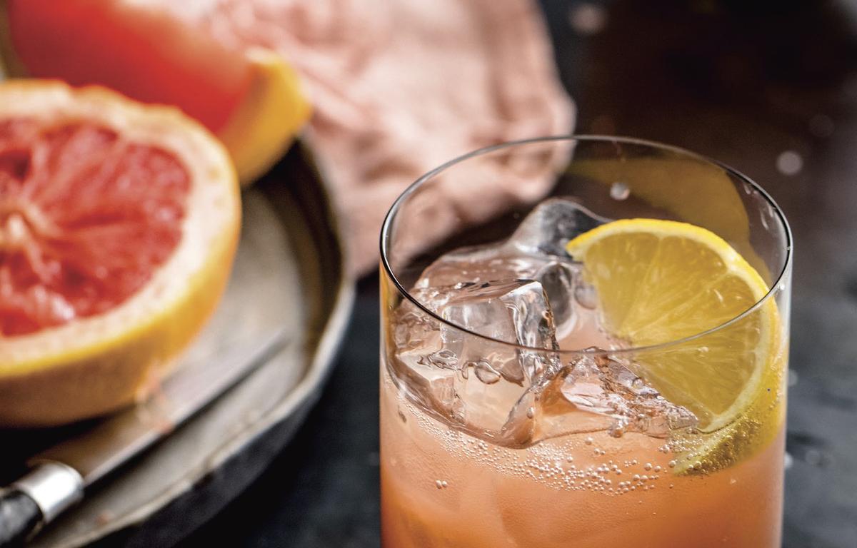 The Blaylock (Honey, Grapefruit, Lemon, and Seltzer)