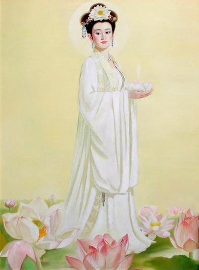 Flower Fairy by Zheng Aixin. (Minghui.org)