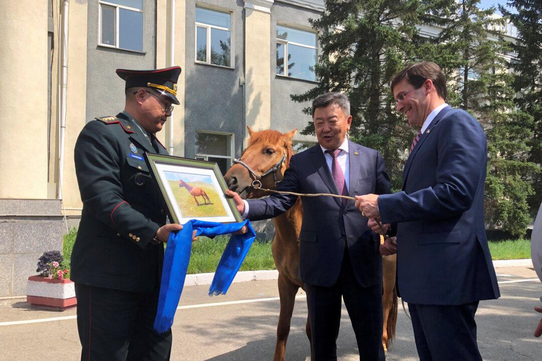 With an Eye on China, Russia and a Horse, Pentagon Chief Visits Mongolia
