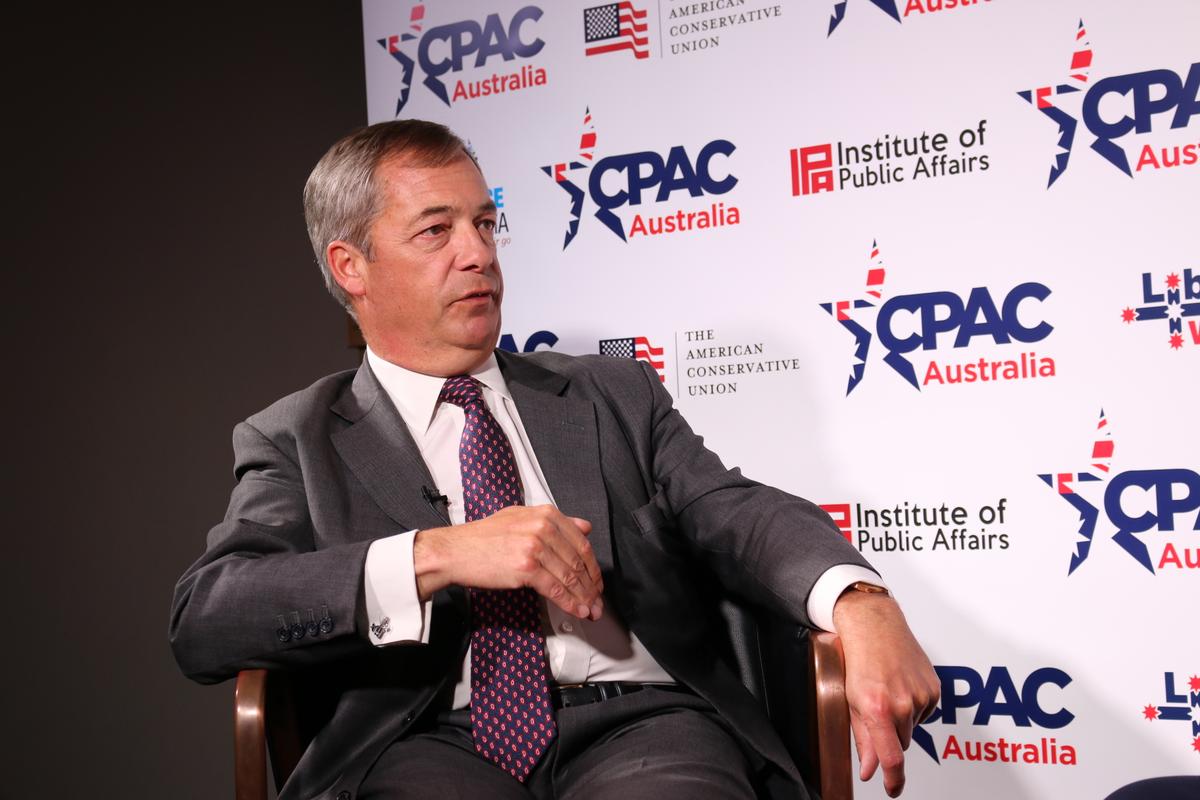 World Needs to Stand Strongly Behind Hong Kong Protesters, Nigel Farage Says