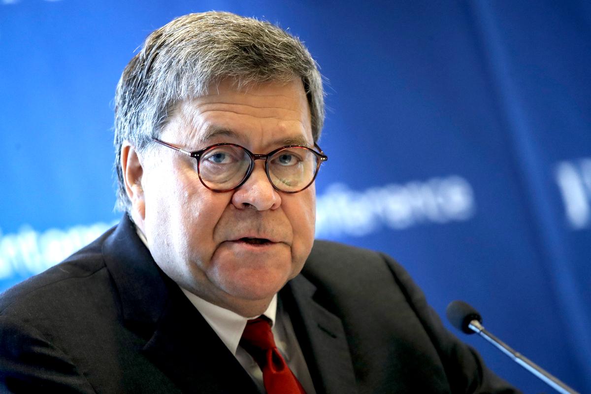 Barr Says Democrats, Courts Are Engaged in Efforts to Cripple Presidential Power