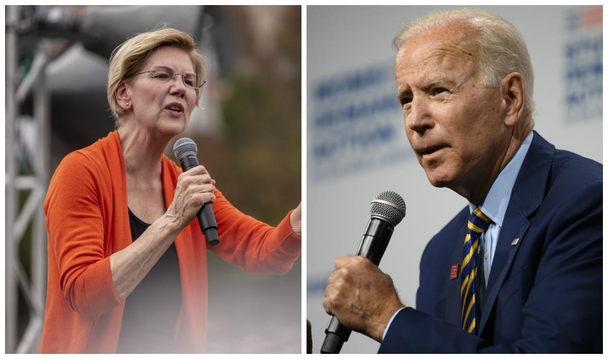 Poll: Biden Drops Significantly, Sanders and Warren Tied in First With Former VP