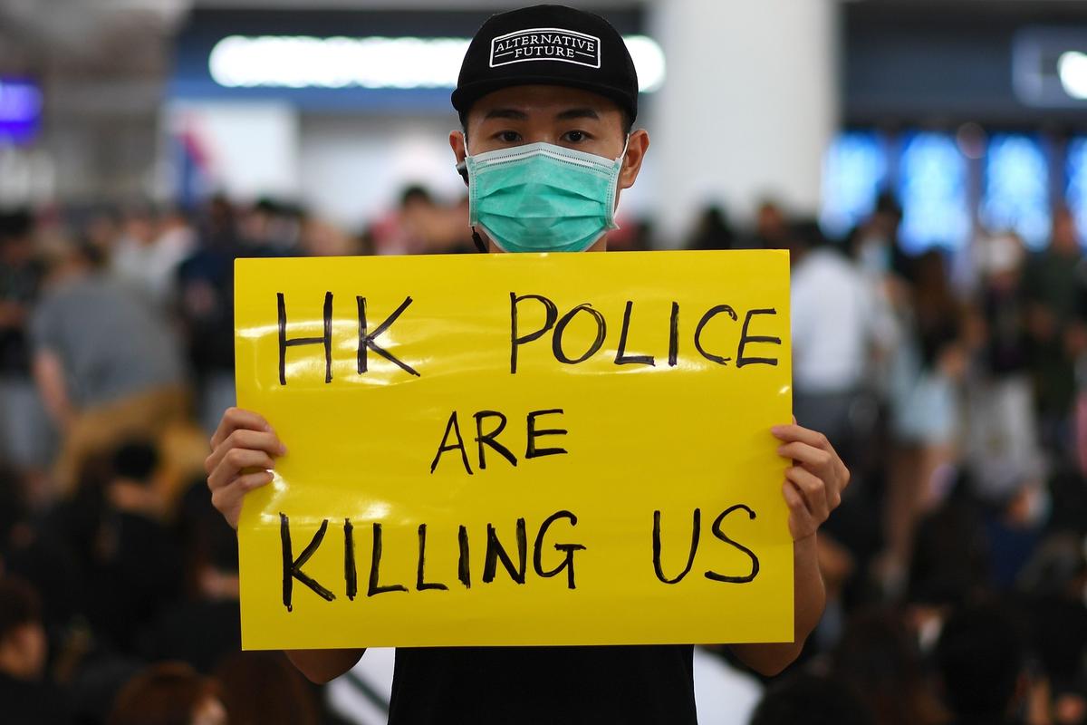 Flights Out of Hong Kong Airport Canceled As Protesters Flood Terminal