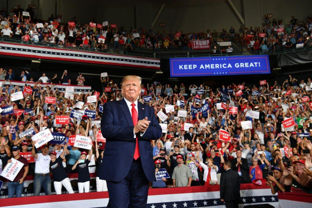 Trump Addresses 2020 Democrat Contenders at Re-Election Rally