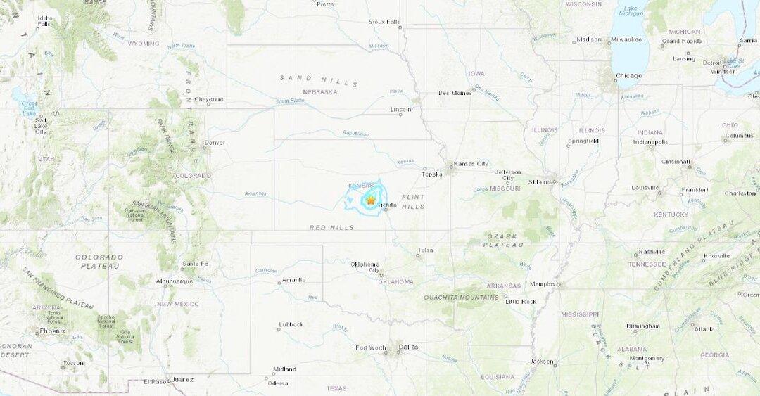 USGS: 4.2 Magnitude Earthquake Rattles Kansas, Damage Reported
