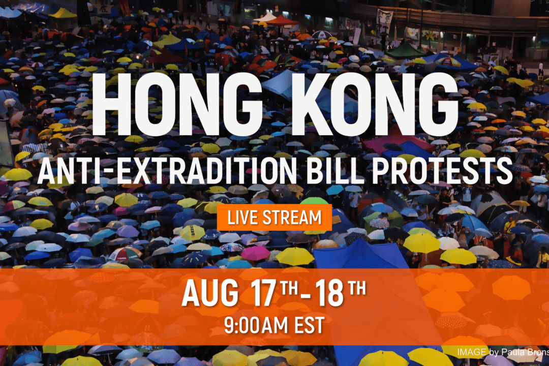 Hong Kong Protesters Hoping For a Record Turnout This Weekend, Events to be Live-Streamed on Epoch Times Website