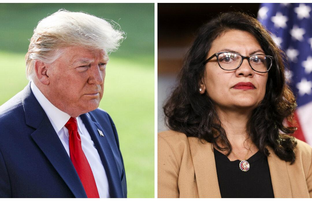 Trump Weighs in After Tlaib ‘Obnoxiously’ Passes on Approved Trip to See Grandmother