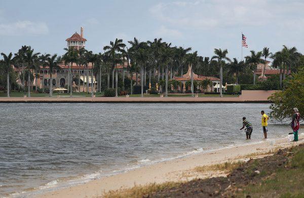 President Donald Trump's Mar-a-Lago resort in West Palm Beach, Fla., on April 3, 2019. (Photo by Joe Raedle/Getty Images)