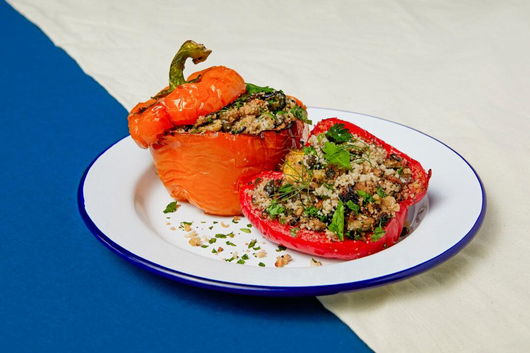 Fonio Stuffed Peppers
