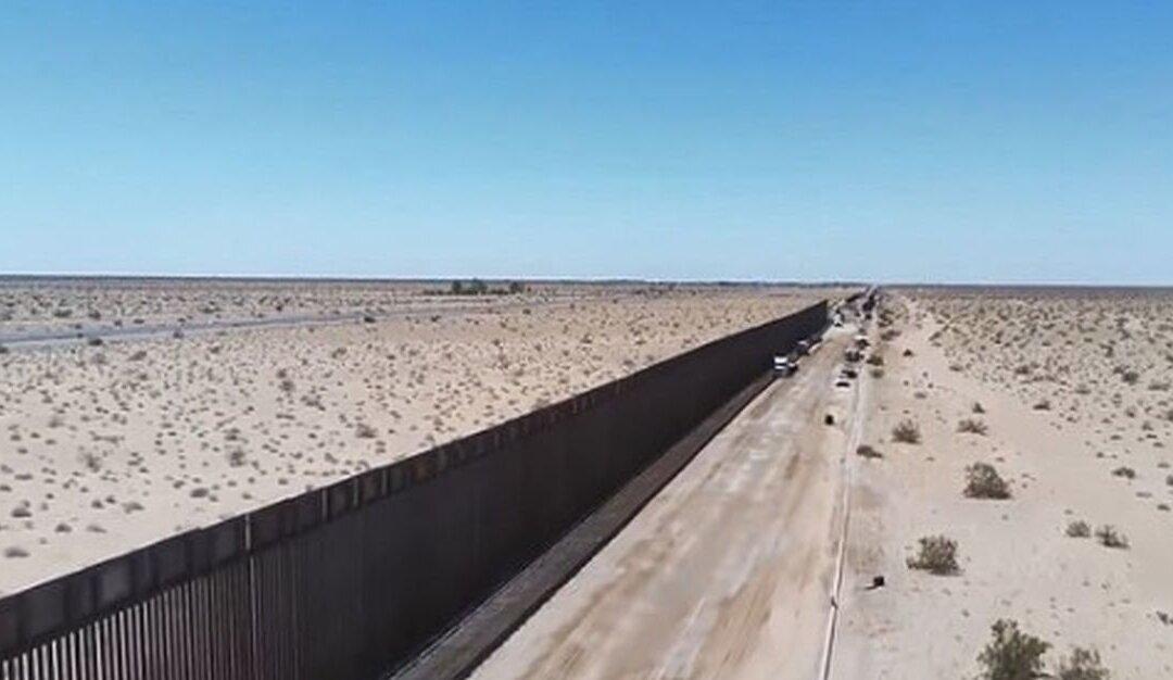 Border Patrol Unveils 60 Miles of US-Mexico Border Wall in Drone Footage