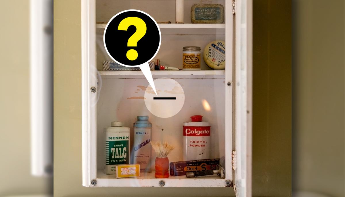 Medicine Cabinets in the Past Had This Strange Hole. Can You Guess What It Was For?