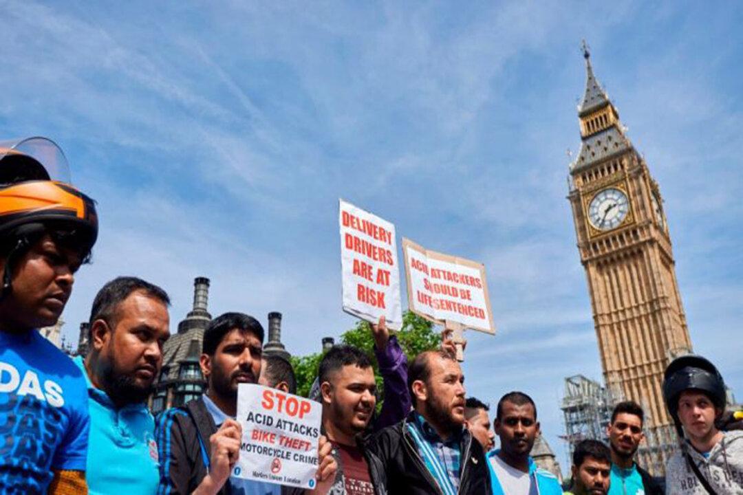 London Named ‘Acid Attack Hotspot of Western World’ With Attacks Soaring Tenfold Since 2012