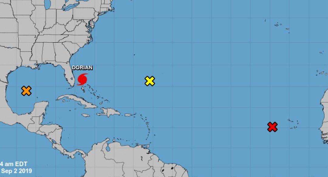 Hurricane Dorian Stalls Over Bahamas, Moving West Extremely Slowly: NHC