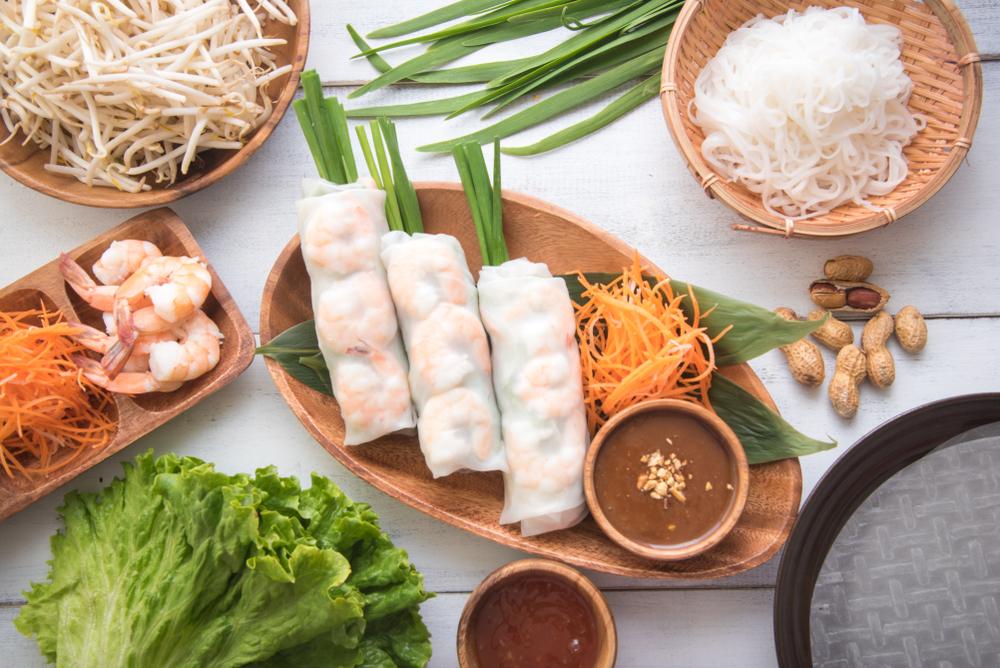 Vietnamese Summer Rolls, a Refreshing Snack
