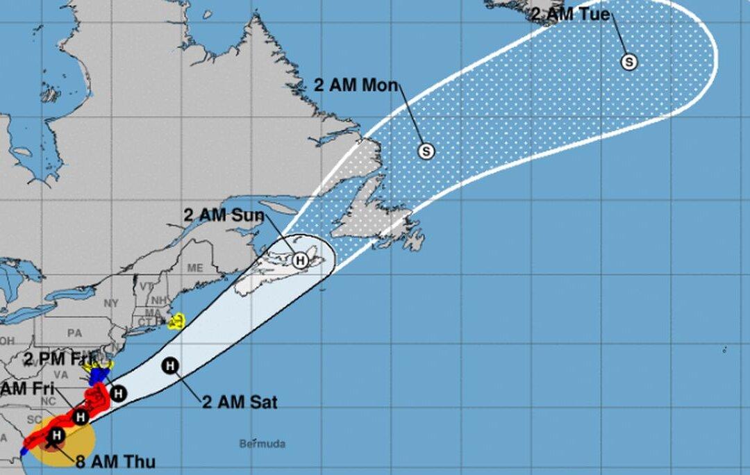 Hurricane Dorian Spawns Tornadoes in Carolinas, Moving Along Coast
