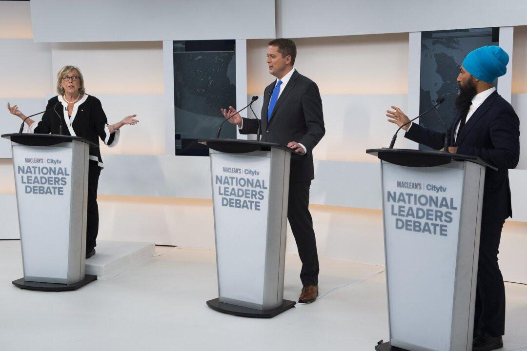 As Tories, NDP, Greens Debate, Trudeau Accused of Ducking Record