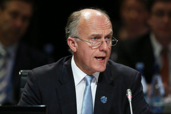 Senator Eric Abetz in Melbourne, Australia, on Sept. 10, 2014. (Graham Denholm/Getty Images)