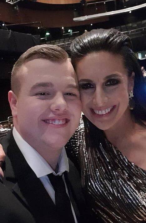 Brandon Webb with Lucy Kennedy. (Photo courtesy of <a href="https://www.facebook.com/brandon.webb.986227">Brandon Webb)</a>