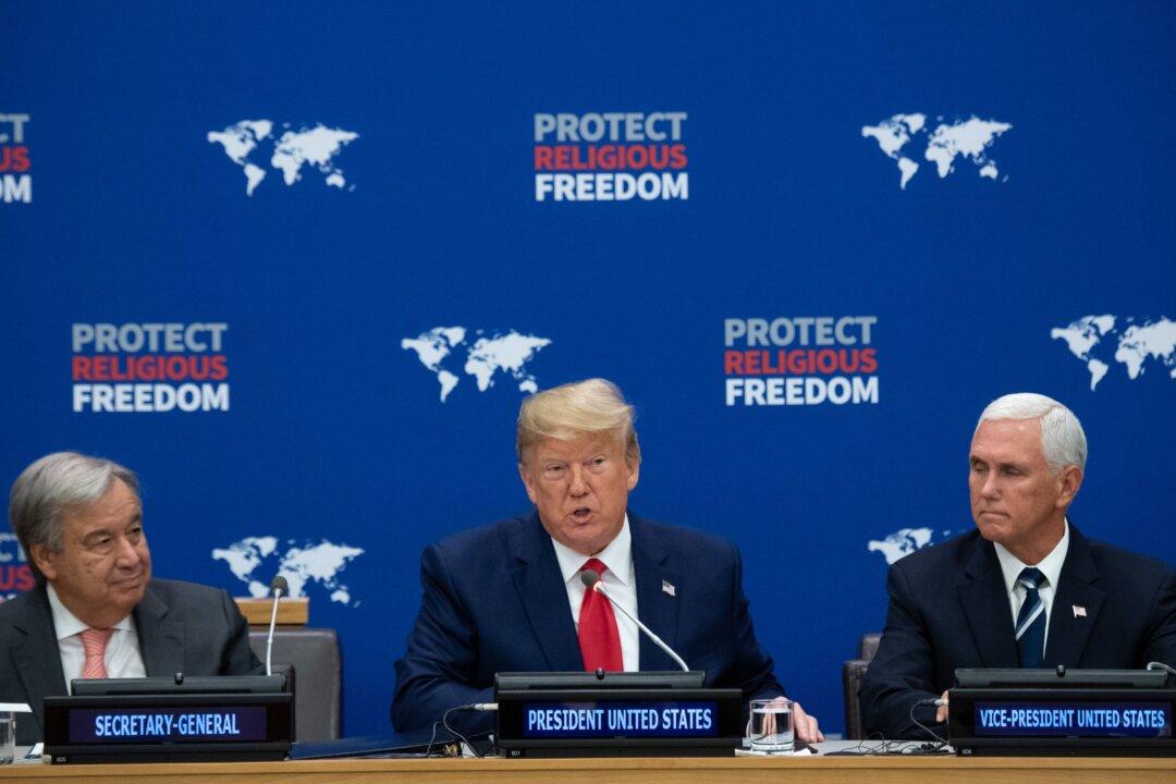 Trump Urges Nations at the UN to Stop Religious Persecution