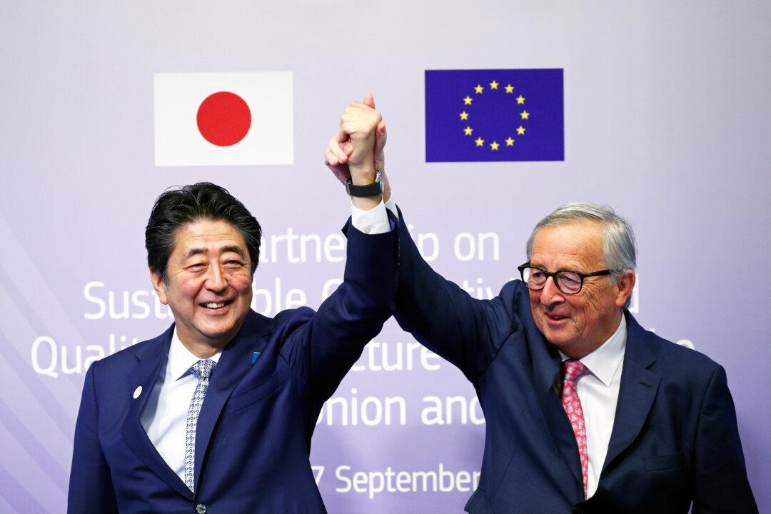 In Counterweight to China, EU, Japan Sign Deal to Link Asia