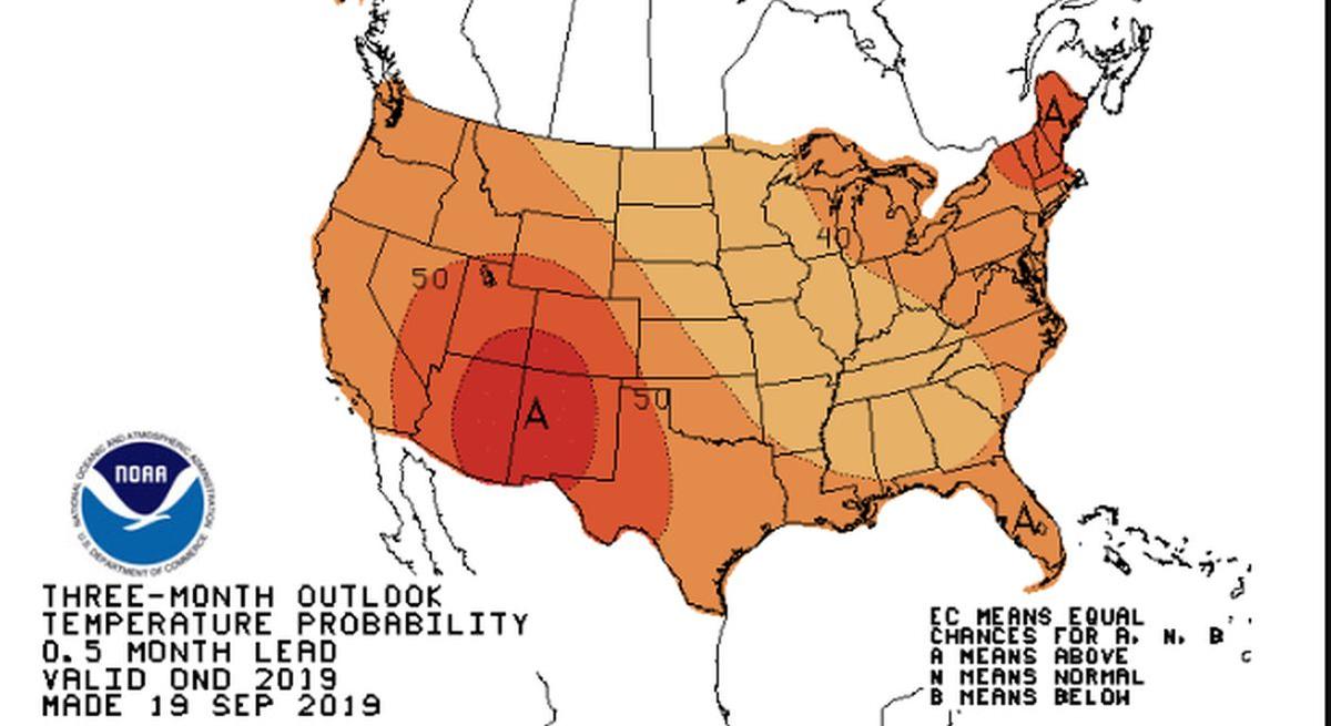 NOAA Predicts Above-Average Temperatures for Fall 2019