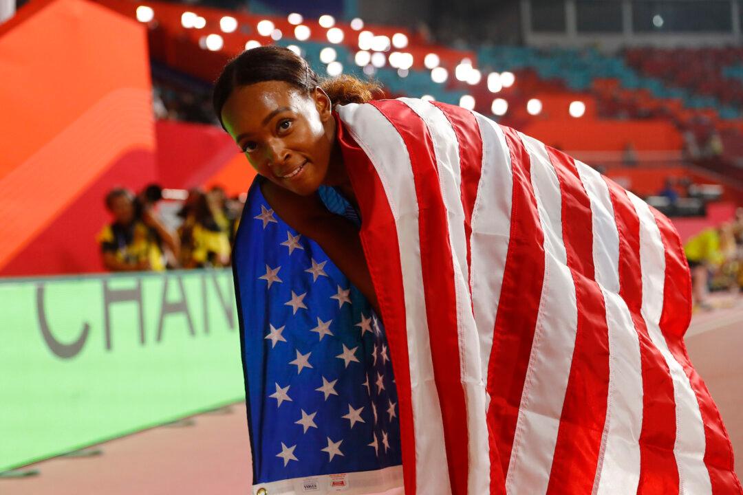 American Dalilah Muhammad Breaks Own World Record to Win 400m Hurdles