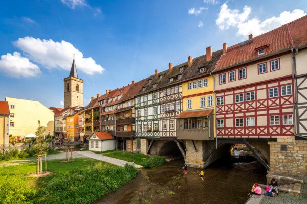 Krämerbrücke (Merchant’s Bridge) in Erfurt. (Shutterstock)
