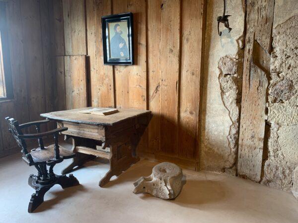 The room in Wartburg Castle where Luther translated the Bible into German. (Janna Graber)