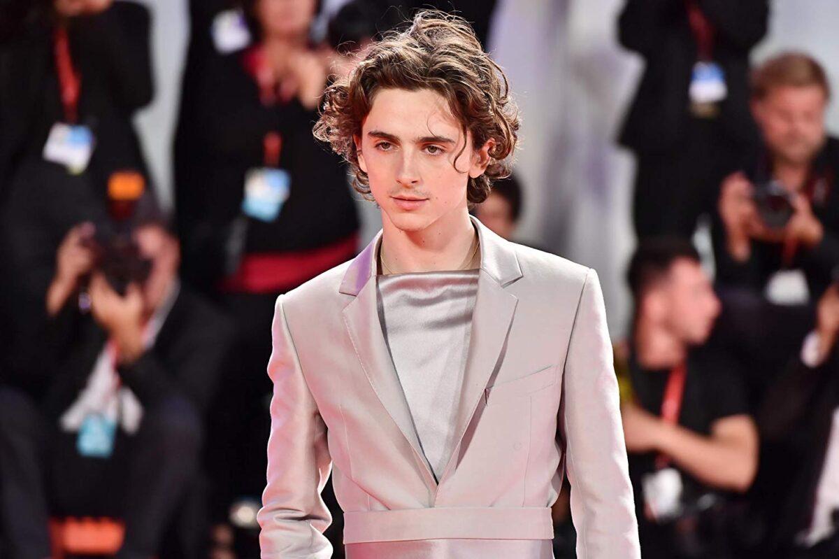 Timothée Chalamet at an event for "The King." (Netflix)