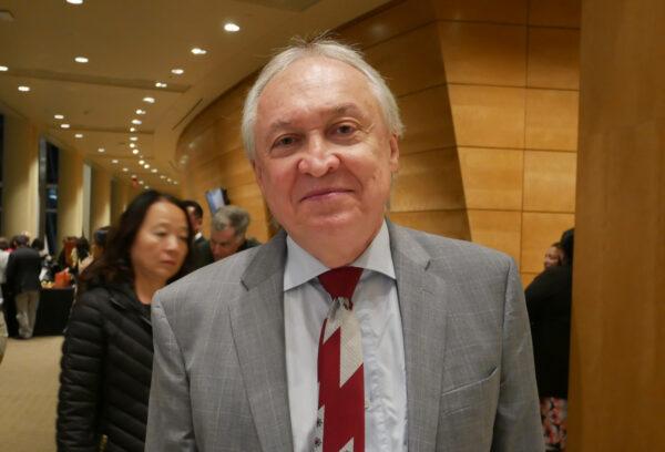 Concert pianist Artur Aksenov enjoyed the Shen Yun Symphony Orchestra's concert at the Music Center at Strathmore, in Washington, D.C., on Oct. 13, 2019. (Sherry Dong/The Epoch Times)