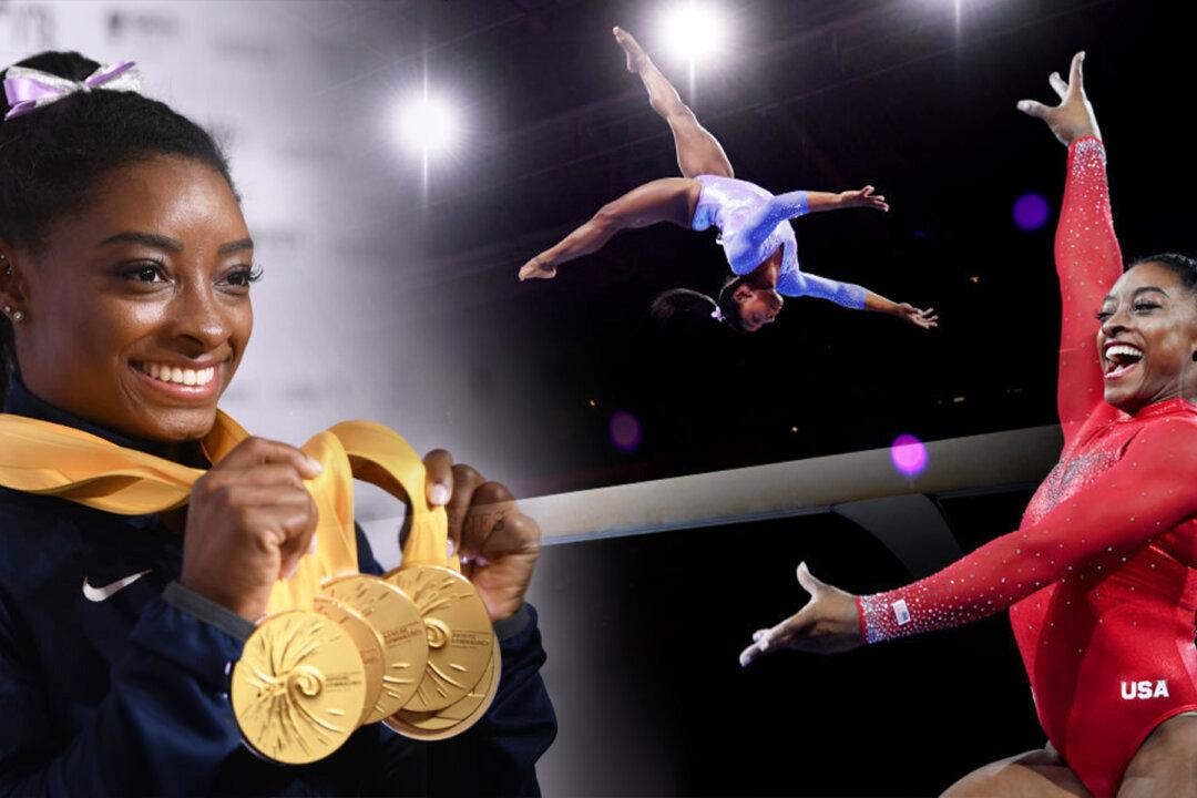 Simone Biles Racks Up ‘More Gold Medals Than Her Age’ After World Championship Gymnastics