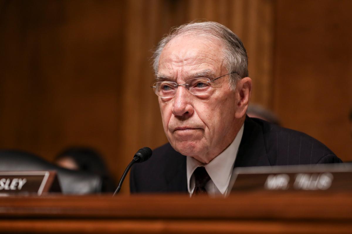 Grassley Won’t Attend GOP Convention, Citing ‘Virus Situation’