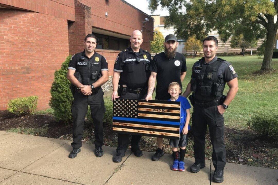 Governor ‘Offended and Disgusted’ by Ban of ‘Thin Blue Line’ Flag at Maryland Police Station