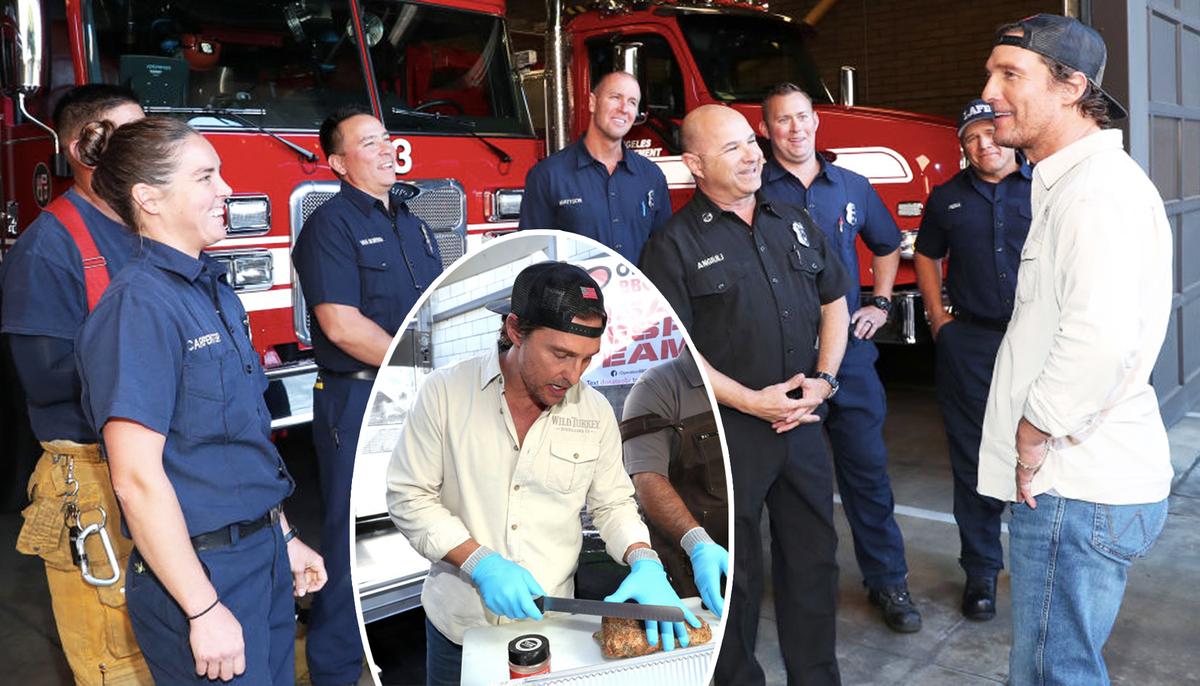 Matthew McConaughey Heads ‘BBQ Relief’ to Feed California First Responders Battling Blazes