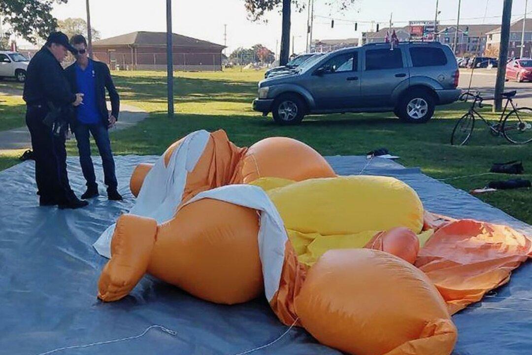 People Raise Thousands on GoFundMe for Man Who Allegedly Stabbed ‘Baby Trump’ Balloon
