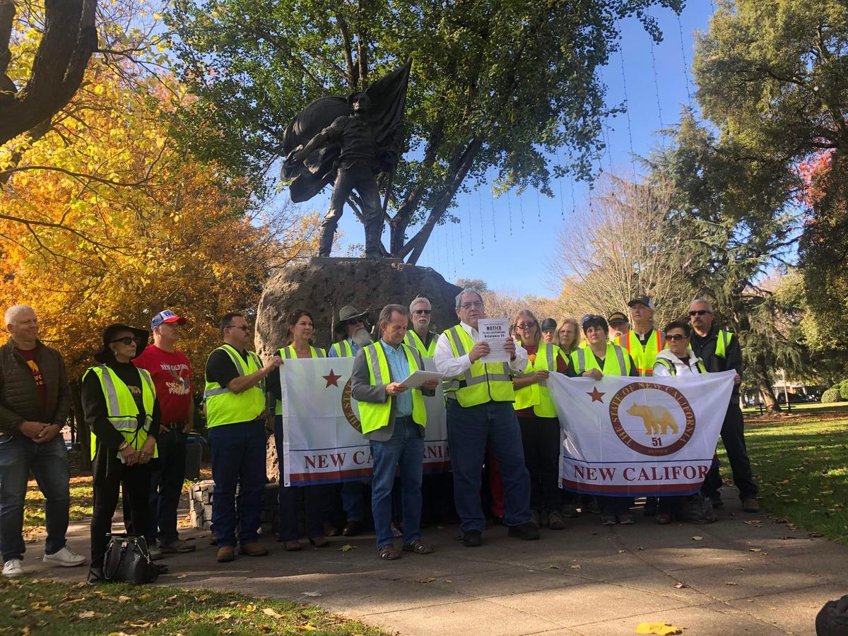 New California State Movement Files 95th Grievance on Anniversary of Gettysburg Address