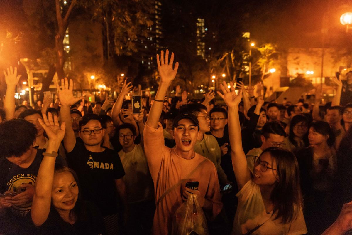 Chinese State Media Quiet After Hong Kong’s Pro-Democracy Camp Sweeps Elections