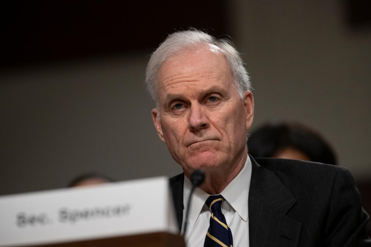 Read Navy Secretary Richard Spencer’s Letter to Trump After Being Asked to Resign